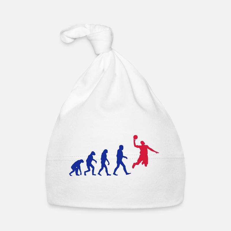 Basketball evolution logo Baby Bio-Mütze