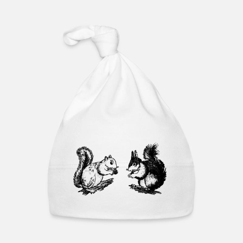 squirrelDUO Baby Bio-Mütze