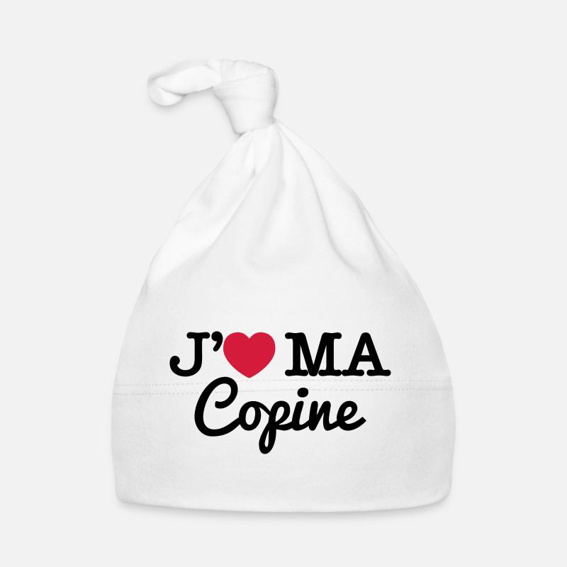 J'aime ma copine Bonnet bio Bébé