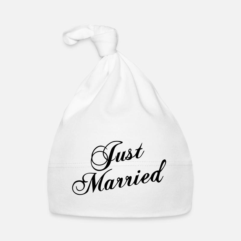 Just Married_V8 Organic Baby Cap