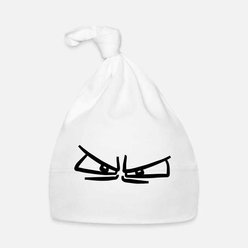 Yeux en colère mal cool Bonnet bio Bébé