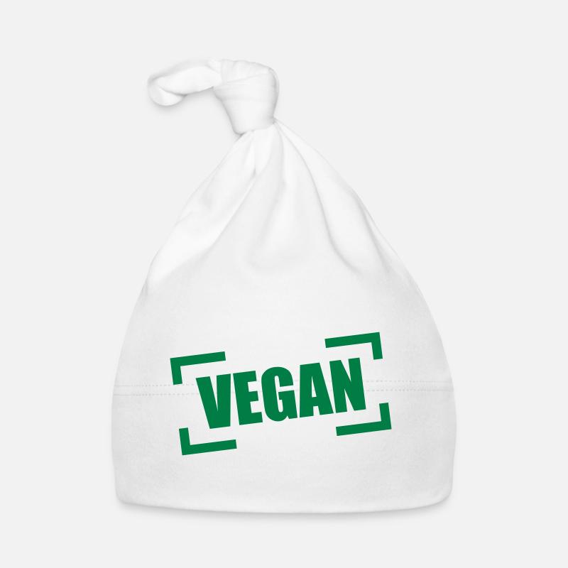 Logo de timbre végétalien Bonnet bio Bébé