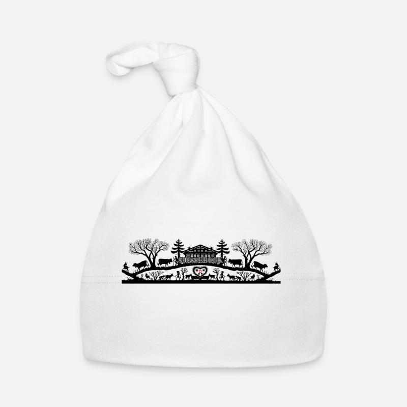 Scherenschnitt Baby Bio-Mütze