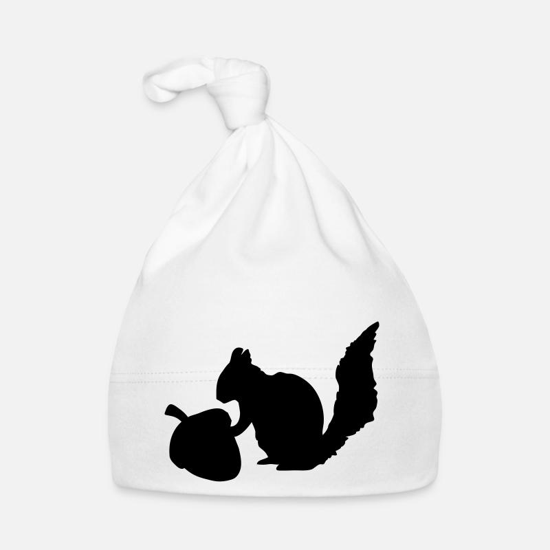 Eichhörnchen Nuss Baby Bio-Mütze