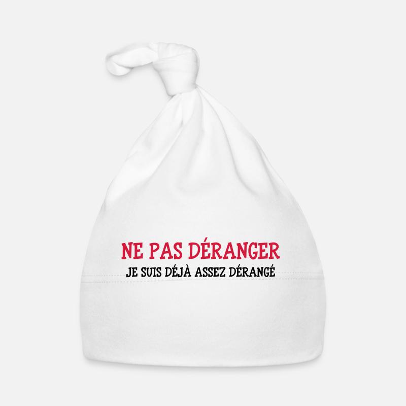 Ne pas Déranger ! Bonnet bio Bébé