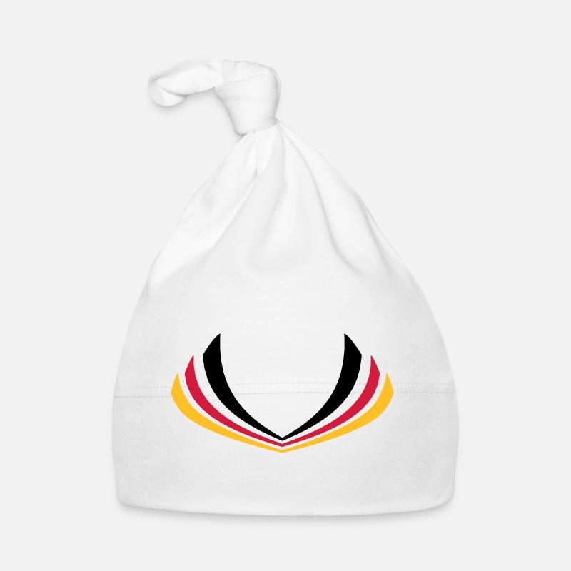 Drapeau de bande Allemagne Bonnet bio Bébé