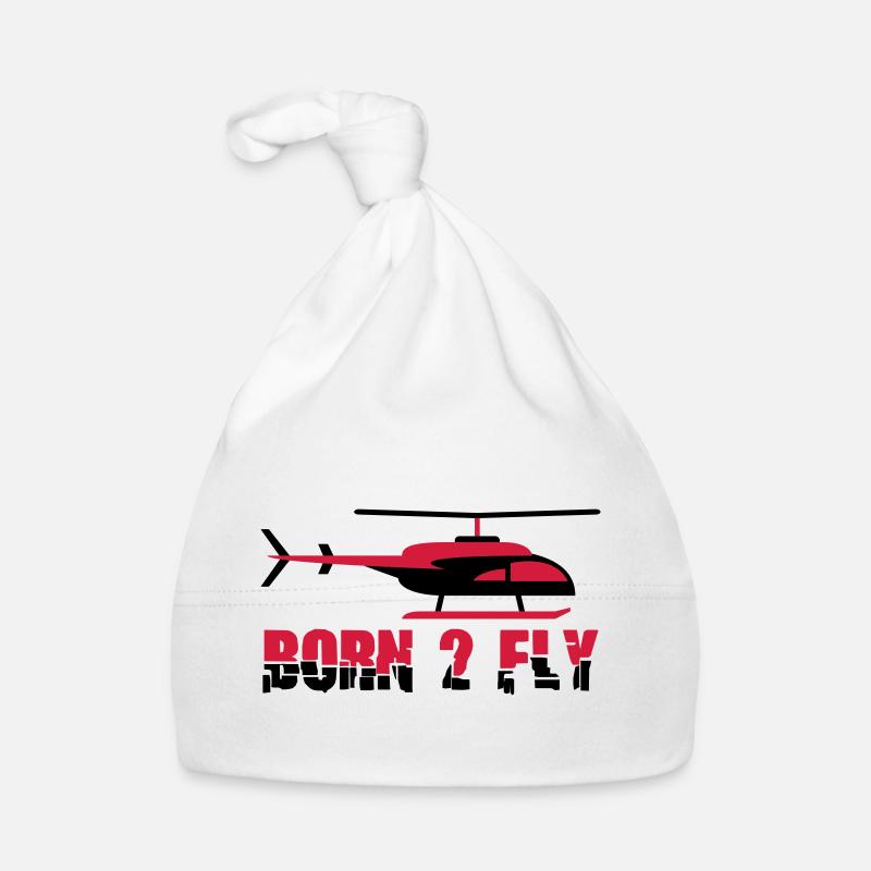 Né à voler Design Heli Cool Bonnet bio Bébé