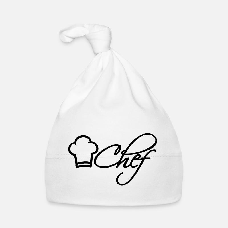 Chef Chef Cap Logo Star Chef Organic Baby Cap