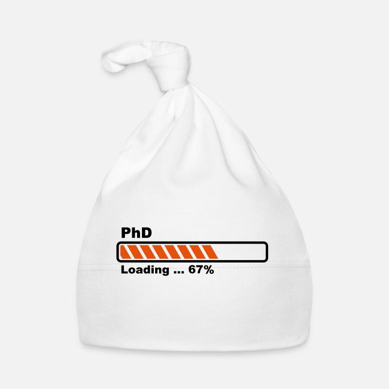 PhD loading bar Organic Baby Cap