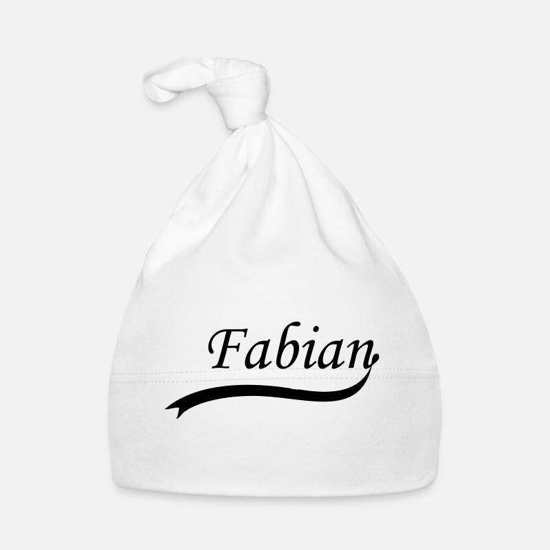 fabian - Baby Bio-Mütze - Weiß
