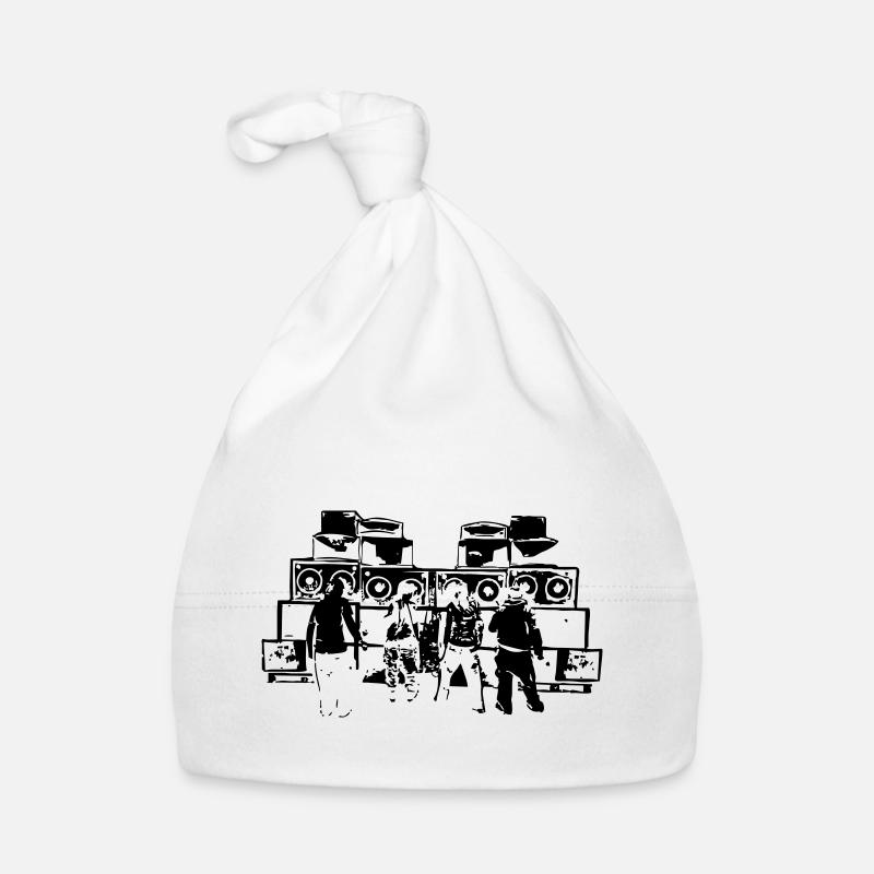 sound system free People - Bonnet bio Bébé - blanc