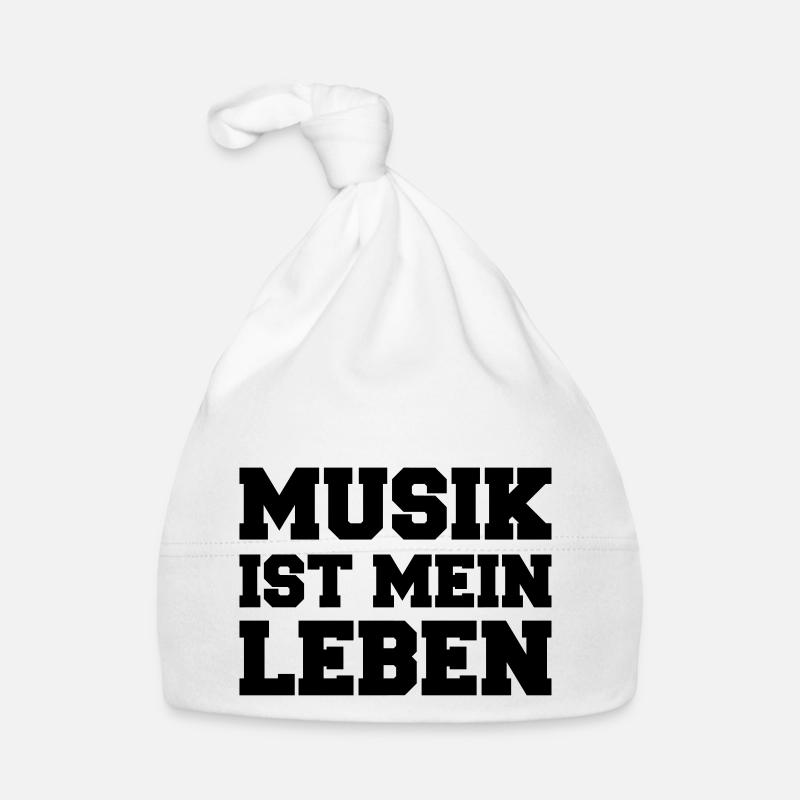 musik_ist_mein_leben Baby Bio-Mütze