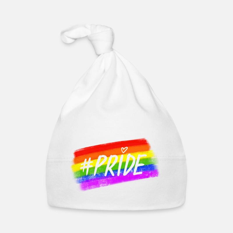 #Pride - Baby Bio-Mütze - Weiß