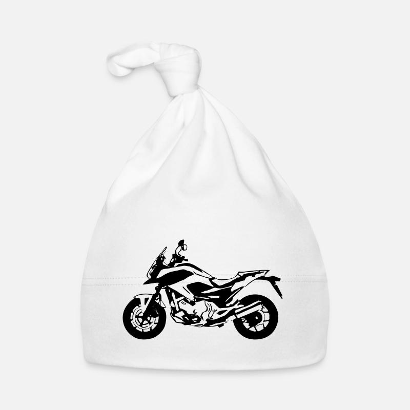 motorcycle rounder Organic Baby Cap