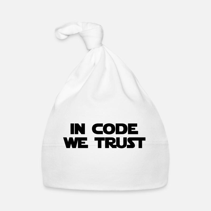 In code we trust Bonnet bio Bébé