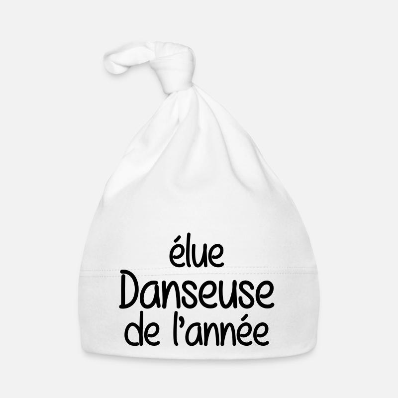 Danse / Danseur / Danseuse / Musique / Danser - Bonnet bio Bébé - blanc