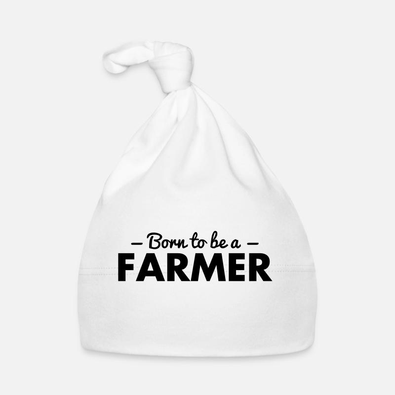 born to be a farmer Organic Baby Cap