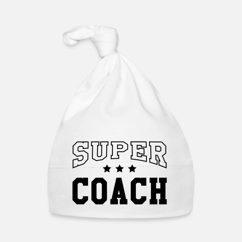 Coach / Coaching / Sport / Training / Trainer - Organic Baby Cap - white