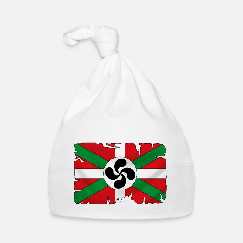 Drapeau Basque Bonnet bio Bébé