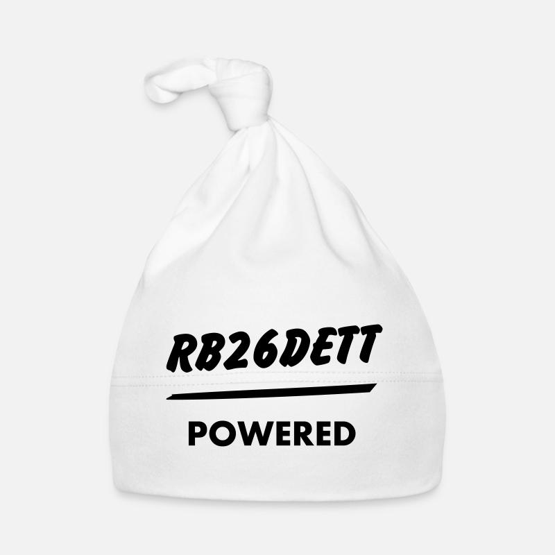 JDM Engine powered RB26DETT | T-shirts JDM - Baby Bio-Mütze - Weiß