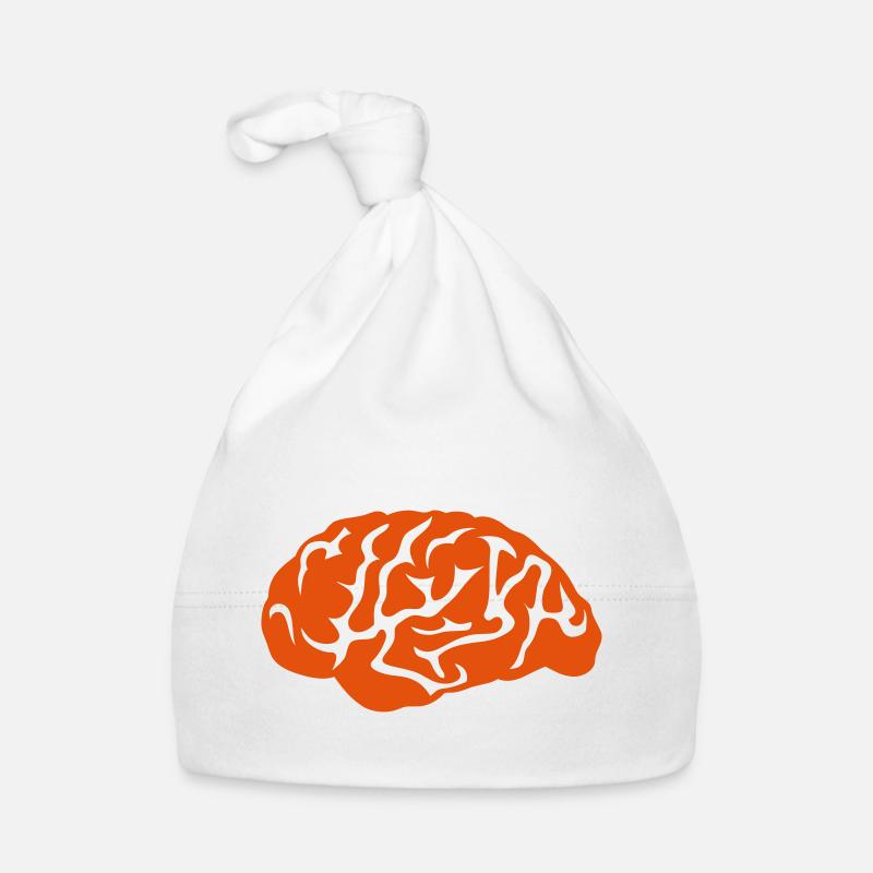 brain brain Organic Baby Cap