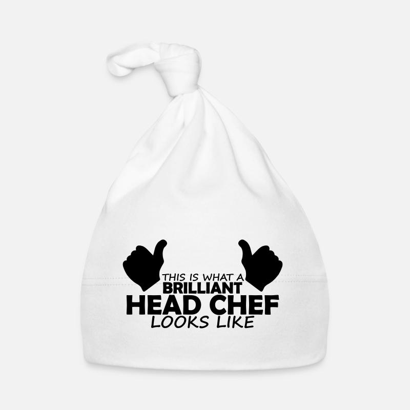 brilliant head chef Organic Baby Cap