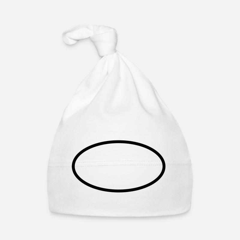 Forme / Symbole / Rond / Custom / Personnaliser Bonnet bio Bébé