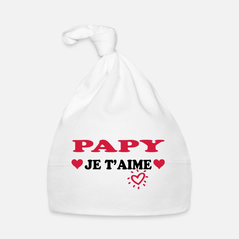 Papy je t'aime Organic Baby Cap
