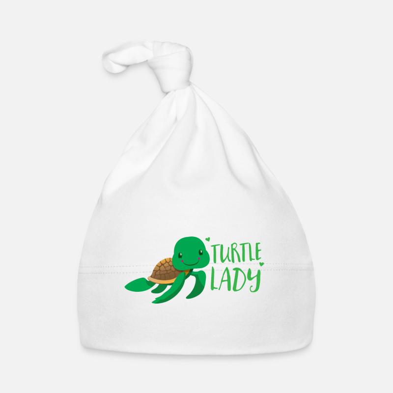 Turtle lady Organic Baby Cap