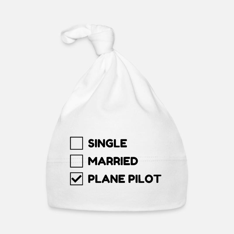 Aircraft Pilot Fly Flugzeug Avion Plane Airplane Organic Baby Cap