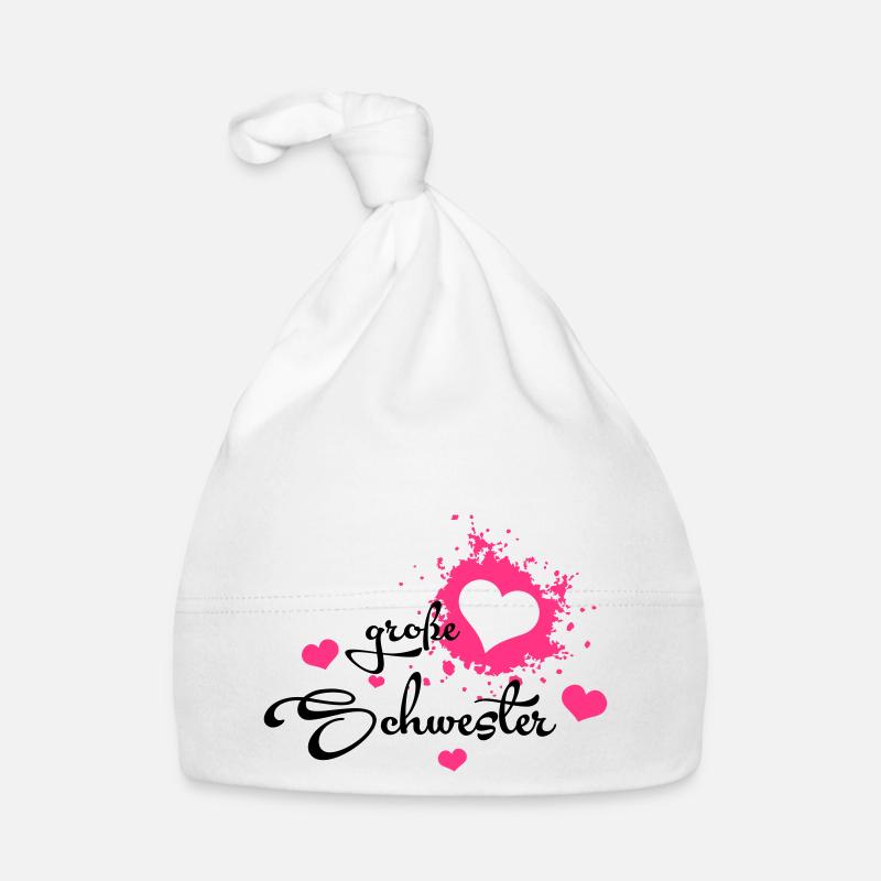 Große Schwester - Bestes Geburtstagsgeschenk Organic Baby Cap