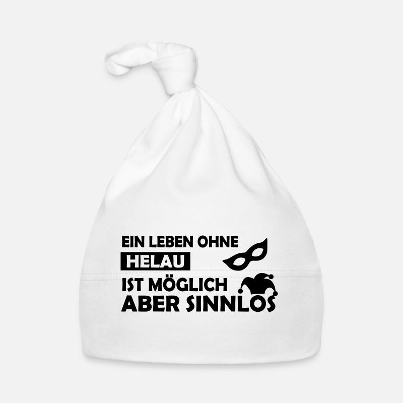 Ein Leben ohne Helau ist möglich.... Baby Bio-Mütze