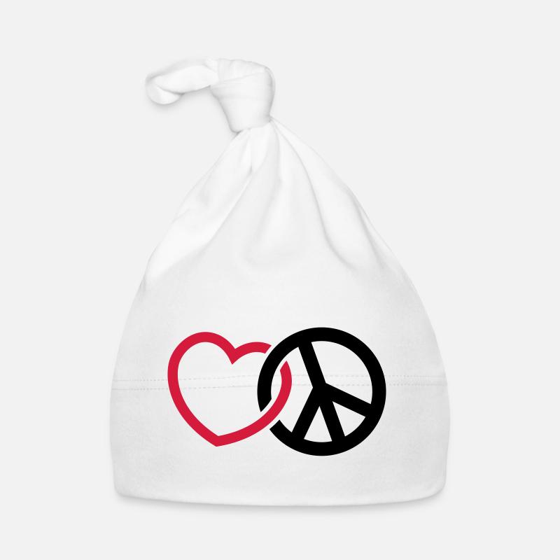 amour paix Bonnet bio Bébé