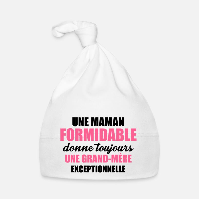 une grand mère exceptionnelle Organic Baby Cap