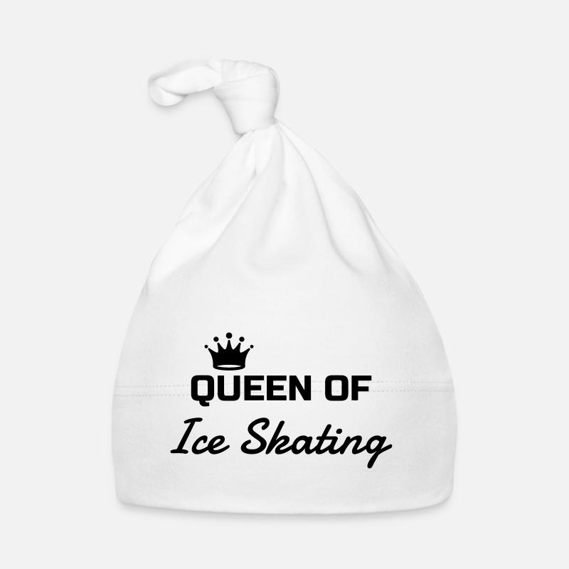 Ice Skating Skater Eislaufen Eisläufer Patinage Organic Baby Cap