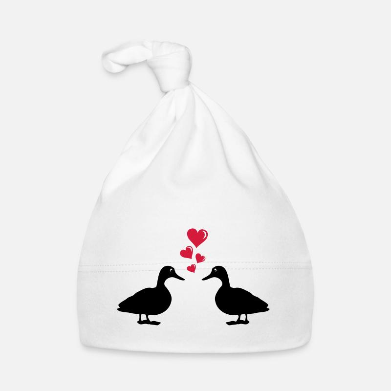ducks_in_love_01 Bonnet bio Bébé