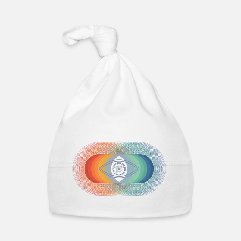 Eye (circles) Organic Baby Cap