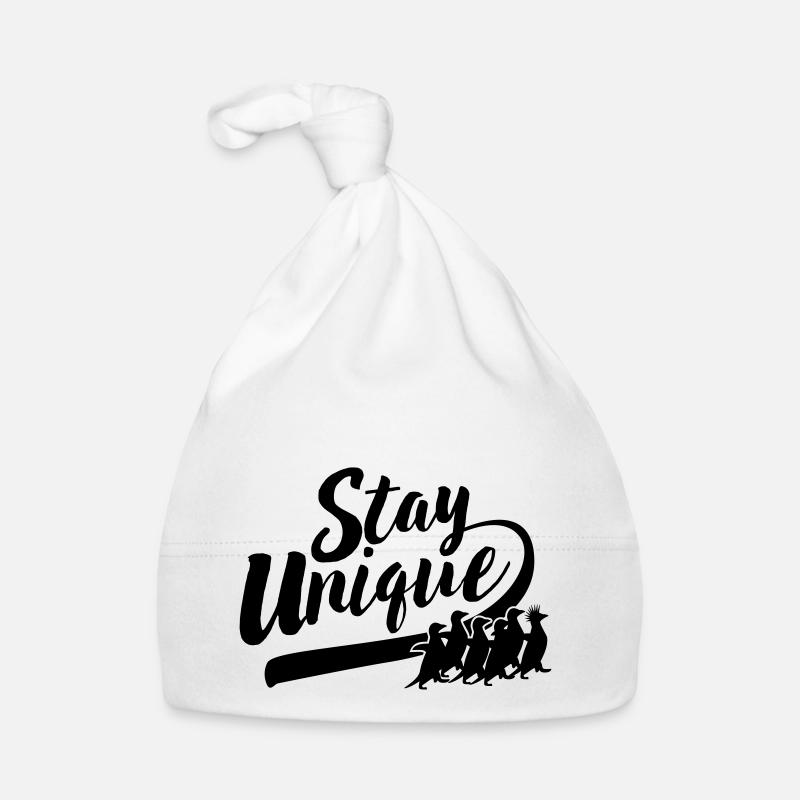 Stay Unique Penguin Punk Baby Bio-Mütze