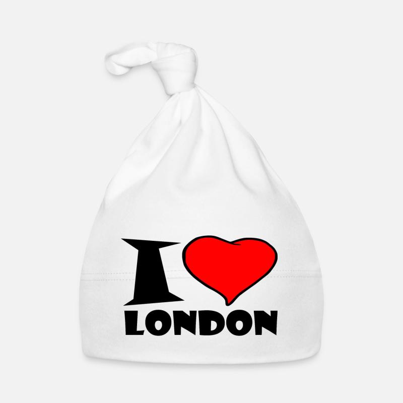 Londres - J'aime Londres Bonnet bio Bébé