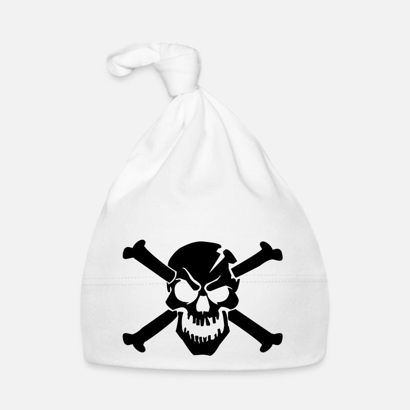 skull bone Baby Bio-Mütze