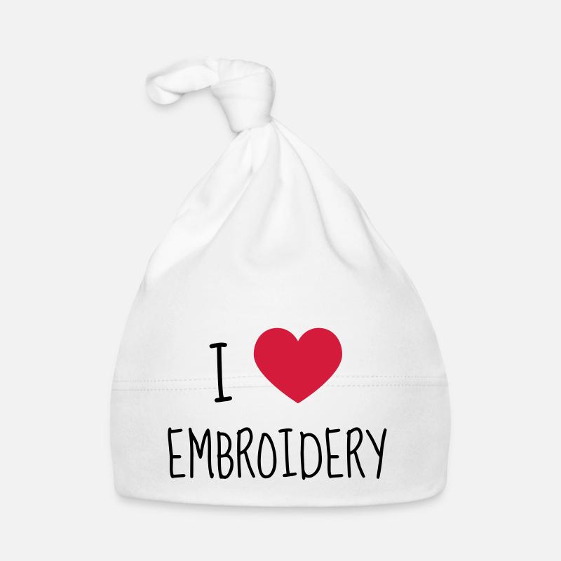 broderie / brodeuse / broder / aiguille Bonnet bio Bébé