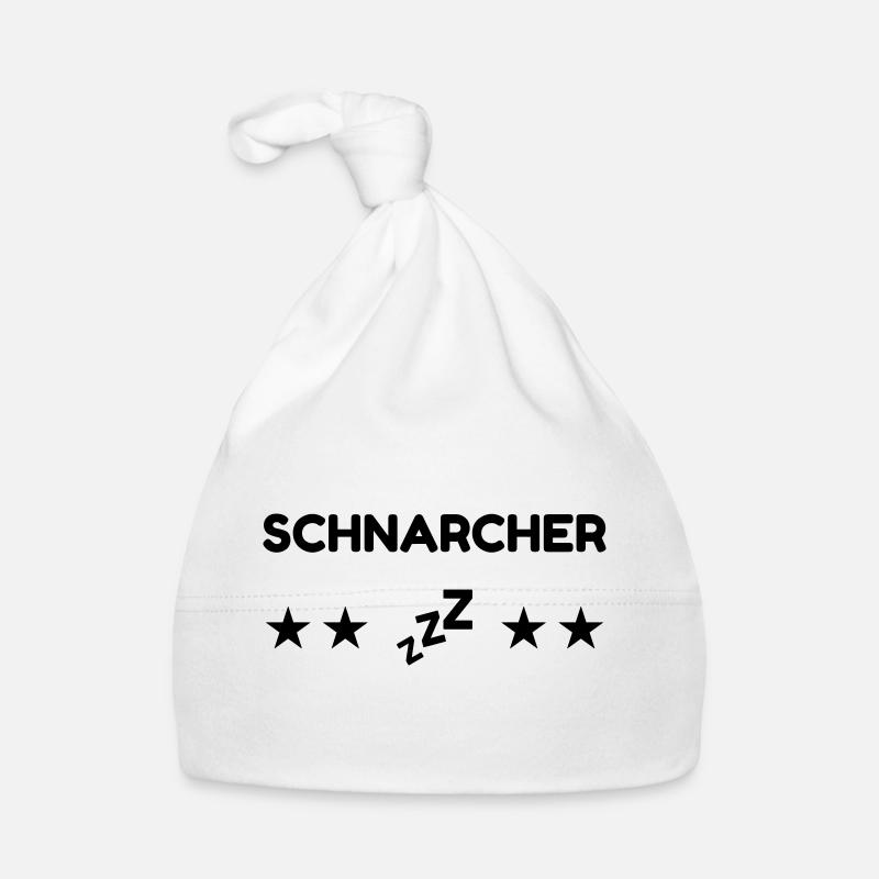 Ronfler / Ronfleur / Ronfleuse / Ronflement Bonnet bio Bébé