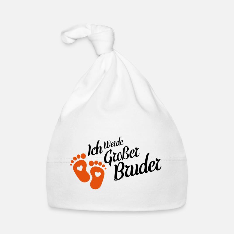 ich werde grosser bruder Baby Bio-Mütze