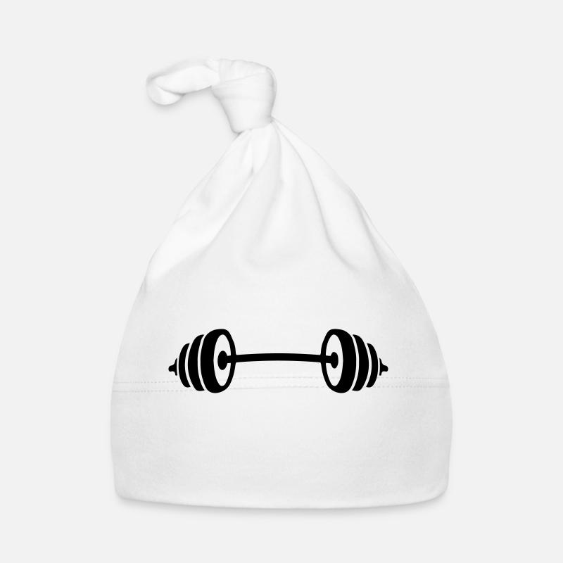 dumbbell weights design Baby Bio-Mütze