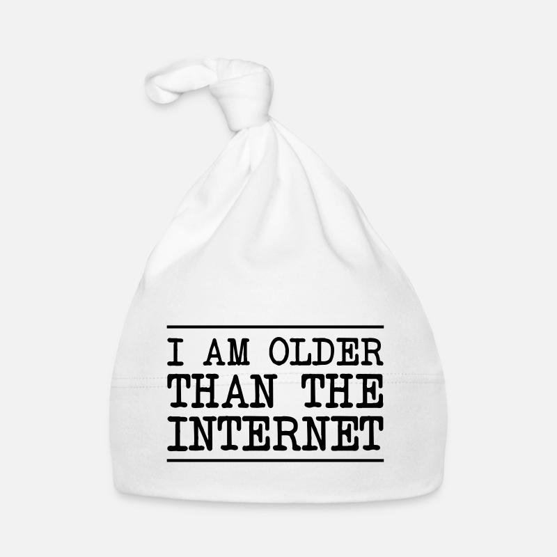 I Am Older Than The Internet Organic Baby Cap