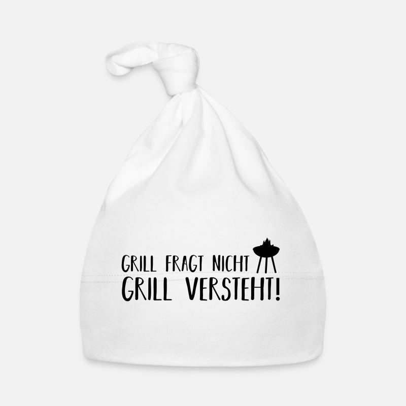 grill fragt nicht grill versteht Baby Bio-Mütze