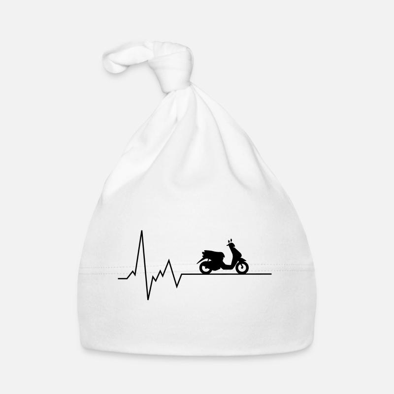 herzschlag roller Baby Bio-Mütze