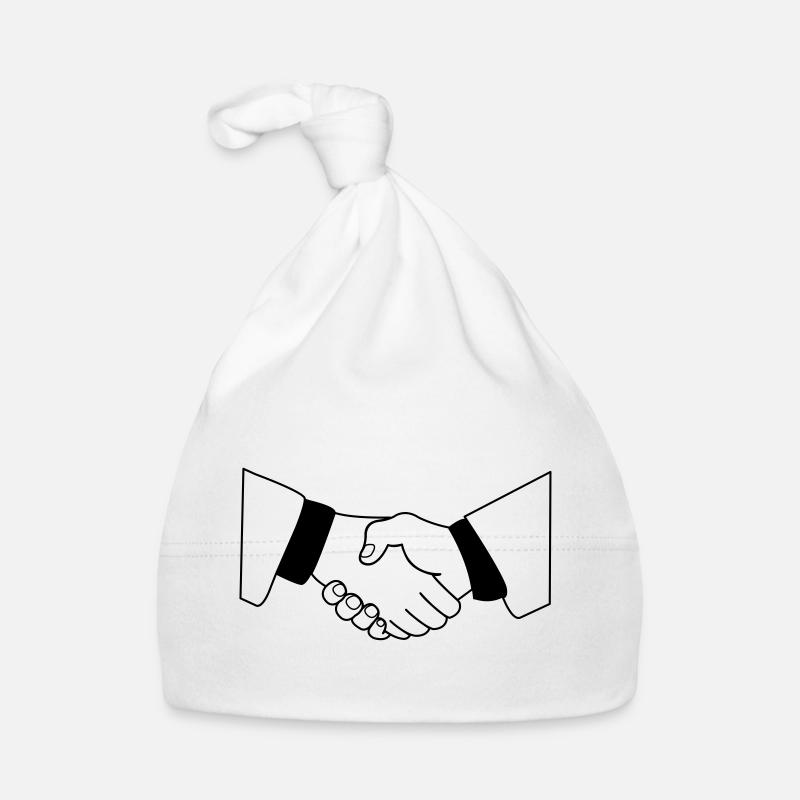 handshake_01 Organic Baby Cap