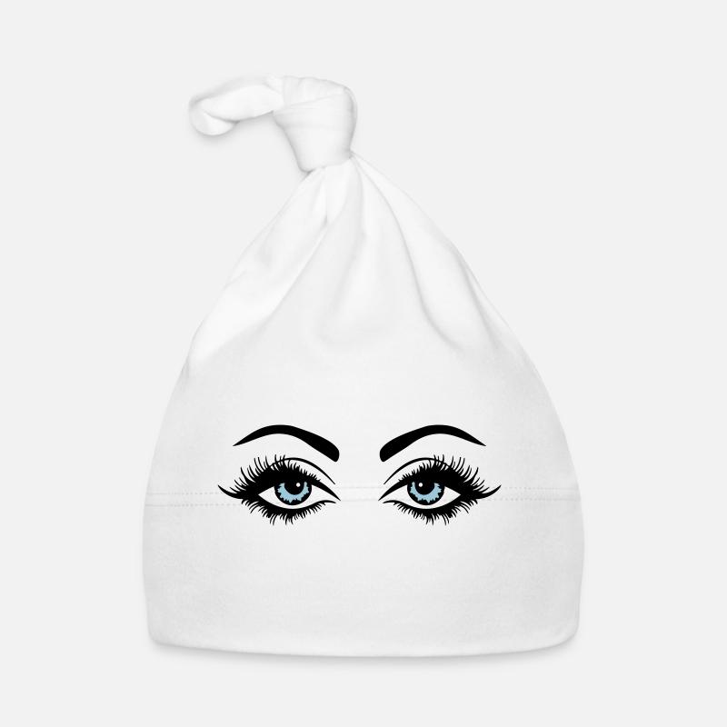 eyes design Baby Bio-Mütze