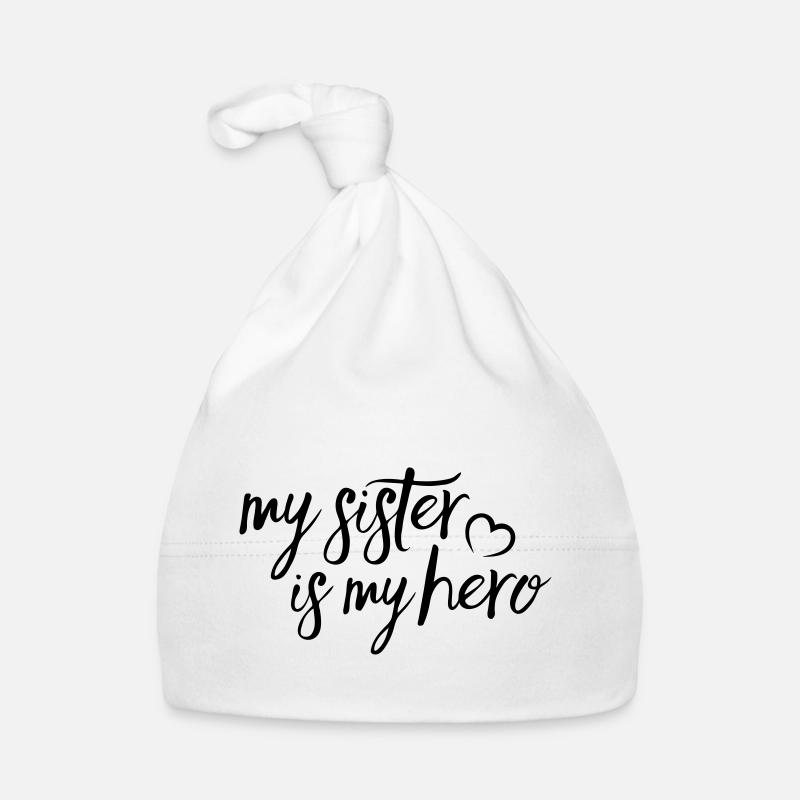 My Sister is my Hero Organic Baby Cap